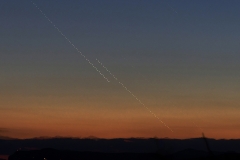 Chapelet réalisé en juin 2013 lors d'une conjonction Vénus, Jupiter et Mercure