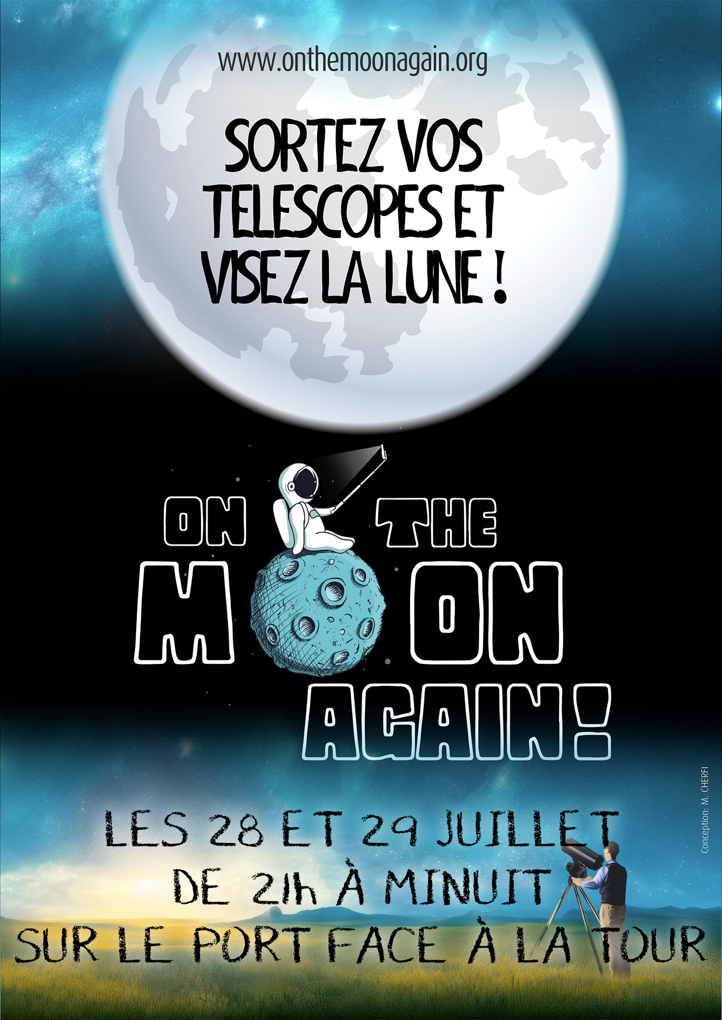 Venez observer la Lune !