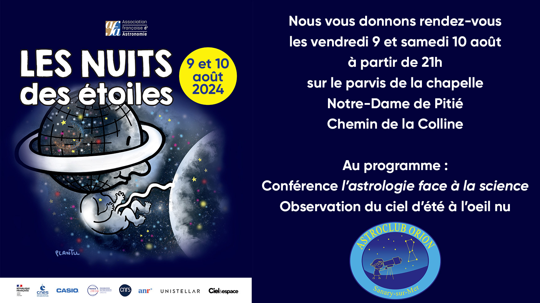 Les Nuits des Étoiles 2024